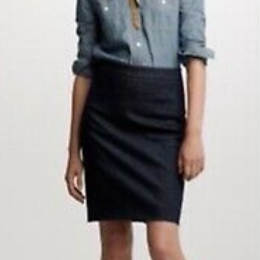 J. Crew Stretch Jean Skirt Size 4